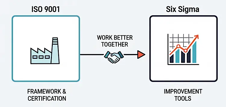 ISO 9001 vs. Six Sigma