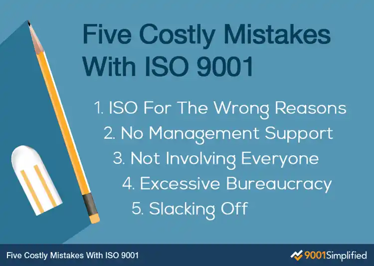 ISO 9001 bureaucracy flowchart - avoid over-documentation