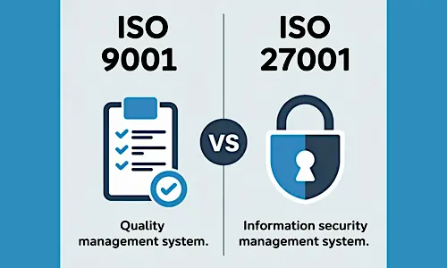 Comparing ISO 9001 with ISO 27001